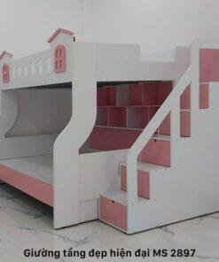 Giường tầng hiện đại đẹp MS 2897