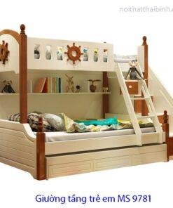 Giường tầng cho bé MS 9781 Giá = 13.800.000đ