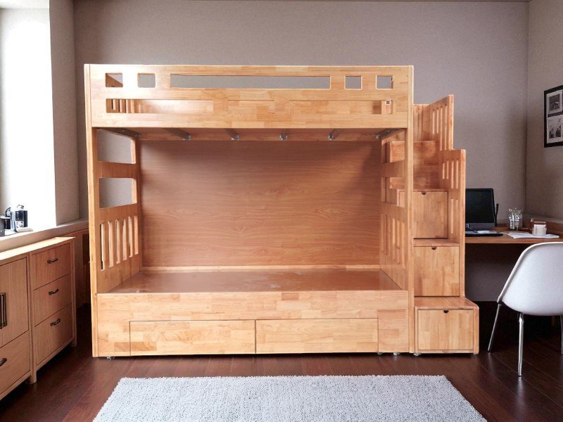Điều nên tránh khi vệ sinh giường tầng gỗ