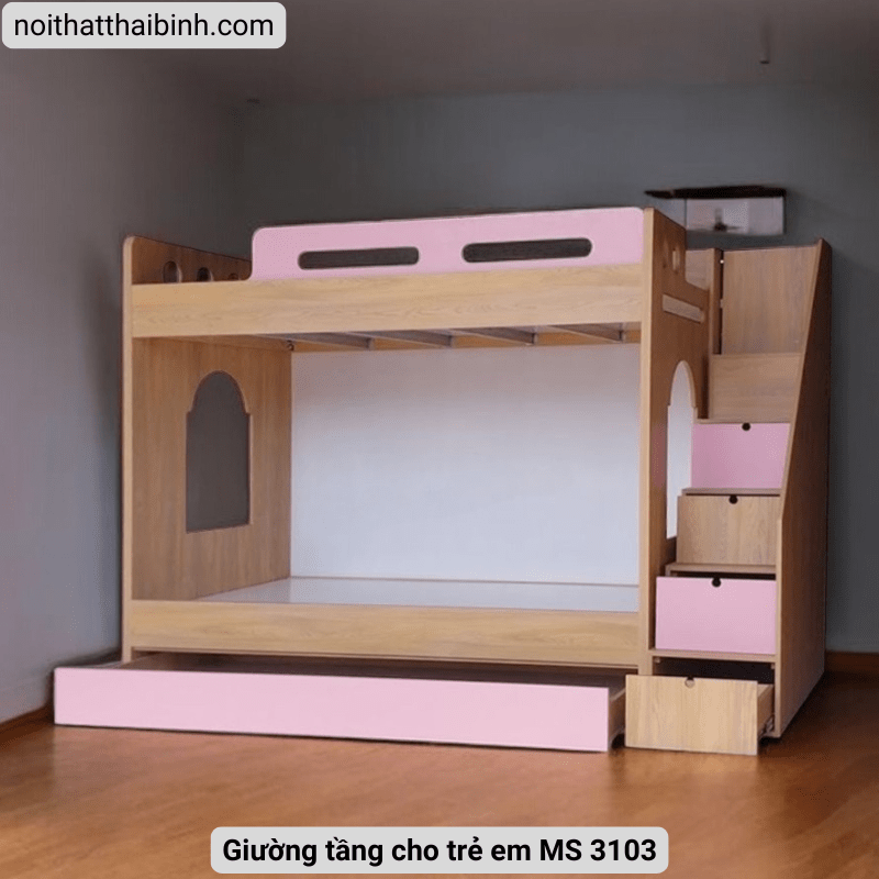 Giường tầng cho trẻ em MS 3103