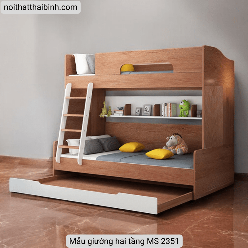 Mẫu giường hai tầng MS 2351 - Hình ảnh 3