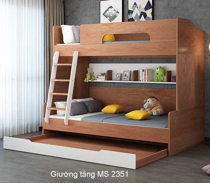 Mẫu giường hai tầng MS 2351